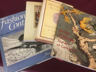 Lot 1677 - Small group of books on Gillray caricatures