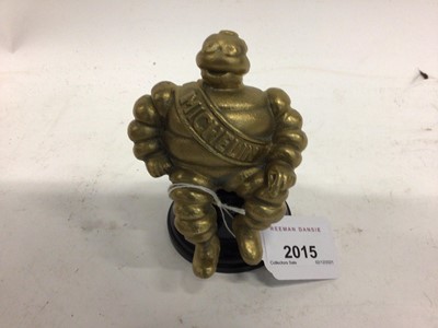 Lot 2015 - Car mascot in the form of the Michelin man, mounted on base, approximately 10.5cm excluding base