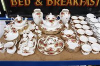 Lot 2092 - Royal Albert Old Country Roses tea and dinner...