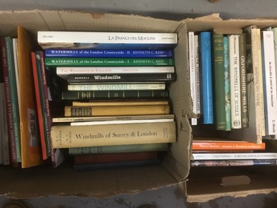 Lot 1689 - Large collection of books relating to windmills and water mills