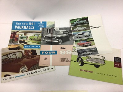 Lot 1999 - Collection of thirteen late 1950's / early 1960's Vauxhall and Bedford car sales brochures for various models to include Velox, Cresta and Victor (13)