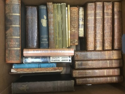 Lot 1699 - Count de Buffon - Natural History, third edition, 1791, 7 of 8 volumes, together with various antiquarian books