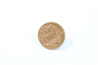 Lot 112 - G.B. gold Sovereign - George V. 1919F. VF (1...