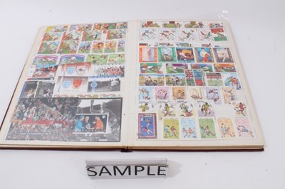 Lot 1368 - Stamps world selection in albums and stock books, strong in thematic issues (2 boxes)