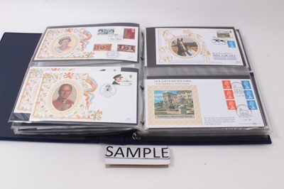 Lot 1373 - Stamps selection of Benham Silk issues including Royalty, numismatic covers. G.B. commemorative and definitives etc