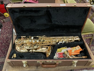 Lot 2723 - Saxophone in case by H.Rayhl