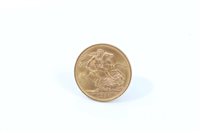 Lot 113 - G.B. gold Sovereign - Elizabeth II. 1958. AU...