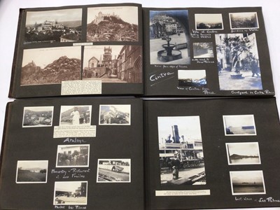 Lot 1618 - Four 1930's European Cruise photograph and scrap albums