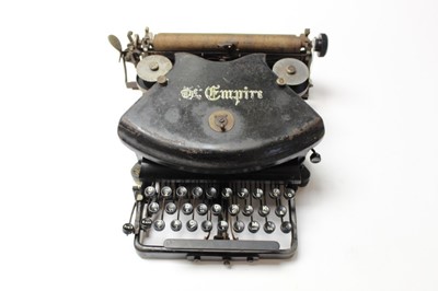 Lot 2568 - Vintage 'The Empire' straight action typewriter