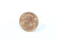 Lot 114 - G.B. gold Sovereign - Elizabeth II. 1963. AU...