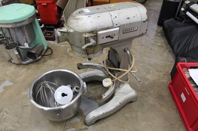 Lot 2609 - Vintage Hobart Commercial food mixer, together with mixing bowl and attachments