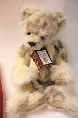 Lot 1833 - Charlie Bear Marshmallow CB161616 with tags in Charlie Bear carry bag .