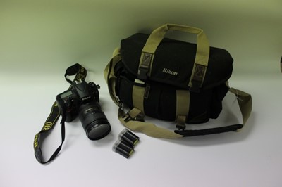Lot 2688 - Nikon D810 with Nikkor ED AF-S 28-300mm f/3.5-5.6 G lens, UV filter, three batteries and a strap