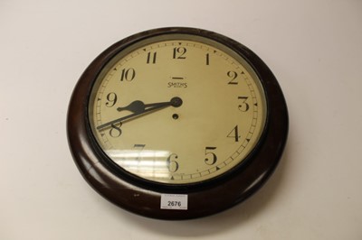Lot 2676 - 1930's Smiths 8 Day Wall Clock