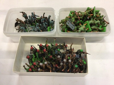Lot 1817 - Selection of Britains plastic Deetail military figures, lone star and others. (qty)