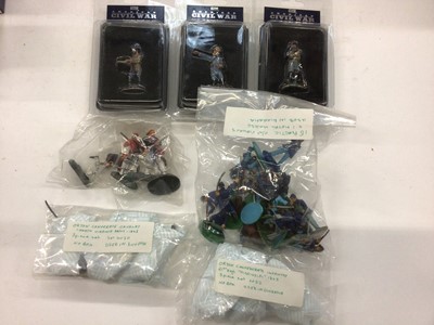 Lot 1818 - Britains 'American Civil War' figures boxed selection including 17676, 17803, 17012, 00278, 50005C, 17526, 17678, 17938, 17867, plus unboxed figures and Deetail models.