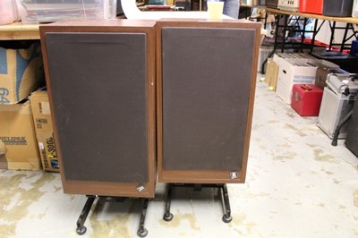 Lot 2727 - Pair of Acoustic Research speakers and stands