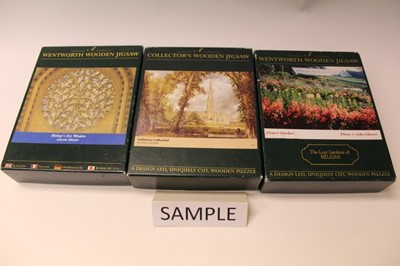 Lot 1908 - Collection of twelve Wentworth Wooden Jigsaw puzzles, with listing, all checked and complete by owner (12)
