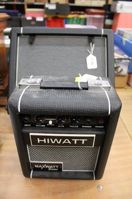 Lot 2734 - Hiwatt spitfire Amplifier and BSK-15 8 Busker Amplifier