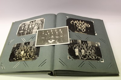Lot 1343 - Postcards and photographs in album relating to Penketh School