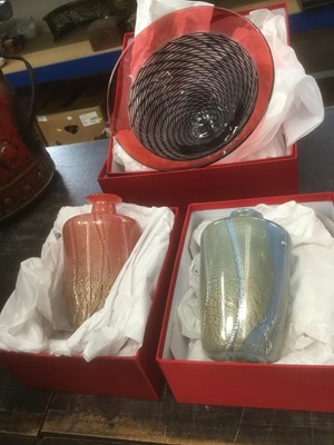 Lot 145 - Three art glass pieces