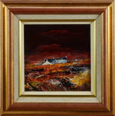 Lot 1106 - *Gordon Hope Wyllie (1930-2005) mixed media - Blowing in the Wind, in glazed frame