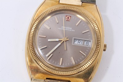 Lot 17 - 1970's Gentlemen’s Omega gold plated wristwatch